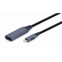 GEMBIRD A-USB3C-DPF-01 Adaptador de Cable de Video USB Tipo C a DisplayPort, Negro, Gris Precio: 17.5000001. SKU: S0232925