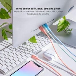 Cable USB a Lightning NANOCABLE 10.10.0401-A1 1 m Cable USB a Lightning NANOCABLE 10.10.0401-A1 1 m