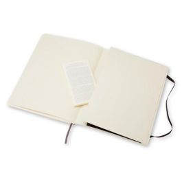 Cuaderno Moleskine Clasico Tapa Blanda 19X25 192H 70Gr. Lisa Con Goma Negra