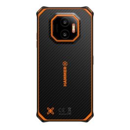Hammer Energy X2 5G Smartphone Rugerizado 8GB RAM 256GB 5G Resistencia Extrema Color Black-Orange