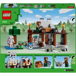 LEGO 21261 Minecraft La Fortaleza-Lobo Juego de Construcción Multicolor 312 Piezas para Niños a partir de 8 Años