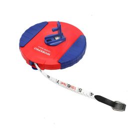Workpro Cinta Métrica de Fibra de Vidrio 30 m, Carcasa Resistente a Golpes ABS