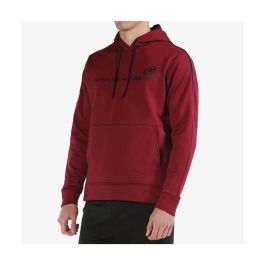 Sudadera con Capucha Hombre Bullpadel Lipis Rojo Oscuro