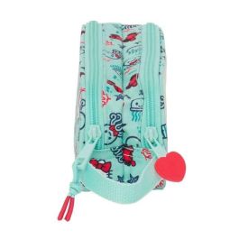 Portatodo Doble Hello Kitty Sea lovers Turquesa 21 x 8 x 6 cm Portatodo Doble Hello Kitty Sea lovers Turquesa 21 x 8 x 6 cm