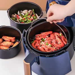 Molde para hornear de 19 cm con asa para Air Fryer Quttin - Inde (8 Unidades) Molde para hornear de 19 cm con asa para Air Fryer Quttin - Inde (8 Unidades)