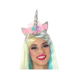Diadema Carnaval Unicornio Fantasía Rosa Orejitas Flores Mujer Adulto para Fiestas y Cumpleaños Precio: 1.49999949. SKU: B1FY4DSYG2
