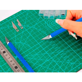 Q-connect Repuesto Bisturí Compatible KF00289 Blister 5 Unidades Cuchillas Acero 6mm