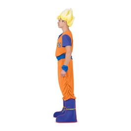 Disfraz goku XL (camiseta, fajín, pantalón, cubrebotas, y brazaletes ) Disfraz goku XL (camiseta, fajín, pantalón, cubrebotas, y brazaletes )