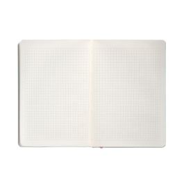 Cuaderno Con Gomilla Antartik Notes Tapa Blanda A5 Hojas Cuadricula Rosa Y Turquesa 80 Hojas 80 gr Fsc