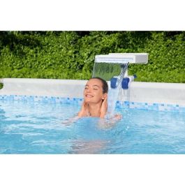 Bestway BES6941607347010 Fuente Cascada para Piscinas Elevadas con Iluminación LED