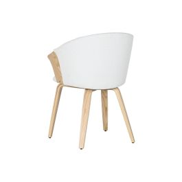 Silla Scandi DKD Home Decor Blanco 57.5 x 75 x 60 cm