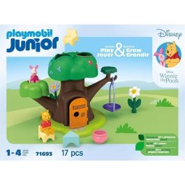 Playmobil Junior Disney: Winnie The Pooh Casa del Árbol Juguete Educativo para Niños Pequeños