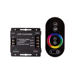 Controlador Rf Tira Rgb Mando a Distancia Circular 12-24VDC 216/432W Precio: 19.68999967. SKU: B17WPVAG3T