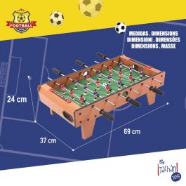 Tachan Futbolín Madera Sobremesa 69x37x24 cm con Marcador 2035