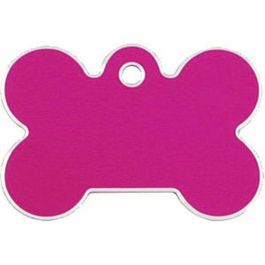 Placa identificativa para collar Imarc Bone Rosa
