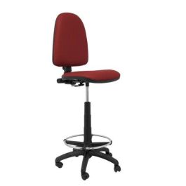 Taburete Piqueras Y Crespo Ayna Ergonomico Mecanismo De Contacto Permanente Regulable En Altura Y Aro Reposapies Asiento Y Respaldo Tapizados Similpiel Granate Precio: 207.88999957. SKU: S5703227