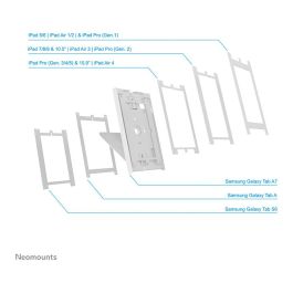 Soporte para Tablet Neomounts DS15-630WH1 Blanco Negro