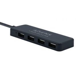 Aisens Hub Usb 2.0 Tipo A-M - 4Xtipo A-H Negro 30 cm Aisens Hub Usb 2.0 Tipo A-M - 4Xtipo A-H Negro 30 cm