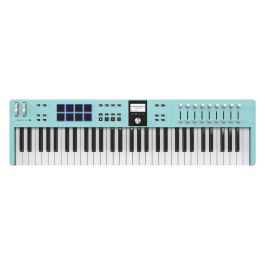 Arturia Teclado Controlador Essential 61 Mk3 Aquamarine, USB Universal, 61 Teclas, Edición Limitada, Software Incluido Precio: 288.585. SKU: B16KFJN7T8