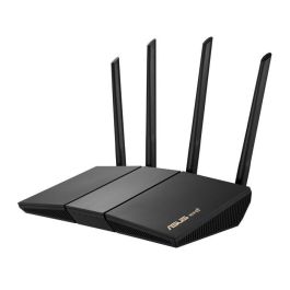 ASUS RT-AX57 Router Inalámbrico WiFi 6 AX3000 Doble Banda Gigabit Ethernet 4 Puertos LAN AiProtection AiMesh Gran Cobertura Negro ASUS RT-AX57 Router Inalámbrico WiFi 6 AX3000 Doble Banda Gigabit Ethernet 4 Puertos LAN AiProtection AiMesh Gran Cobertura Negro