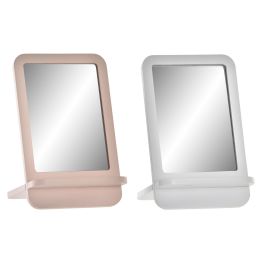 DKD Home Decor Espejo Decorativo Urban de Mdf y Cristal Blanco Rosa Palo, Medidas 15x15x24 cm, Desmontable, Lote de 4 Unidades Precio: 60.5. SKU: B19A7HRXRV