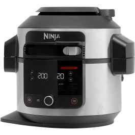 Ninja OL550EU Olla Eléctrica Multifunción 6L SmartLid Multi Cooker Foodi - 11 en 1, Cocina a Presión, Freidora de Aire