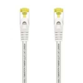 AISENS - CABLE DE RED LATIGUILLO RJ45 LSZH CAT.7 600 MHZ S/FTP PIMF AWG26, BLANCO, 2.0M