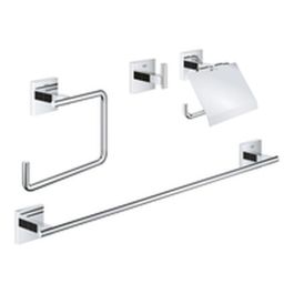 Grohe 41115000 Juego Completo de Accesorios 4 en 1 para Ducha, Cromo Brillante, Construcción de Metal Resistente