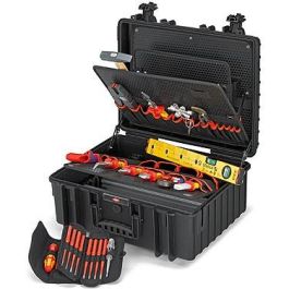 Knipex Robust34 Elektro – Maleta de herramientas de polipropileno (PP) robusta y resistente, color negro, 510x419x215 mm Precio: 946.50000005. SKU: B128L2RJYS
