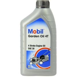 Contenedor de aceite de motor - MOBIL - M-GARDEN 4T SAE30 - 1 L - 4 estaciones Contenedor de aceite de motor - MOBIL - M-GARDEN 4T SAE30 - 1 L - 4 estaciones
