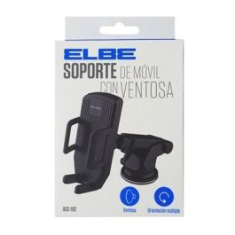 Elbe ACC-102 Soporte de móvil con ventosa para coche, ajustable 60-90mm Elbe ACC-102 Soporte de móvil con ventosa para coche, ajustable 60-90mm