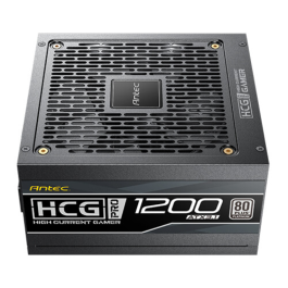 Antec HIGH CURRENT GAMER HCG1200 PRO Fuente de Alimentación 1200W 80 PLUS Platinum ATX 3.1 Negro para PC