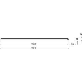 Ledvance [LVE-4058075066496] Luminaria Equipo Estanco LED IP65 50W 5500Lm 4000K 120º Alta Eficacia para Industria y Garajes