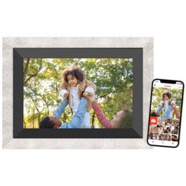 Braun DigiFrame 10B Marco Digital WiFi, Pantalla IPS de 10.1 Pulgadas, 32GB, Gris/Negro, Compatible MicroSDHC Precio: 107.94999996. SKU: B1B37R255H