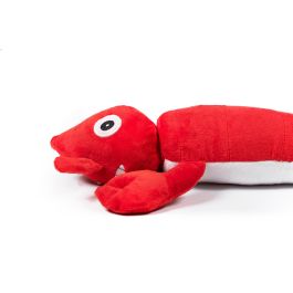 Gloria Juguete Peluche Langosta Sebastian con Sonido, Cuerda Interior Reforzado, Resistente, para Perros Medianos que Rompen Todo, Rojo