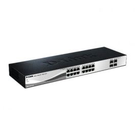 SWITCH DLINK WEB SMART DGS-1210-20 - 16 PUERTOS RJ45 GIGABIT 10/100/1000 + 4 GIGABIT SFP - GESTIONADO - SOBREMESA / MONTAJE EN RACK