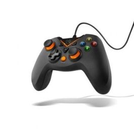 Krom NXKROMKEY Gamepad Key con cable gaming, vibración dual, botones retroiluminados, X-Input/Direct-Input, compatible PC/PS3/Android