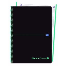 Bloc Oxford Black N´Colors Eu.Book 1 Micro.Tapa Pp A4+ 80H Cuadric. 5X5 90G Negro/Ice Mint (Set de 5) Precio: 23.50000048. SKU: B19JZ84JQP