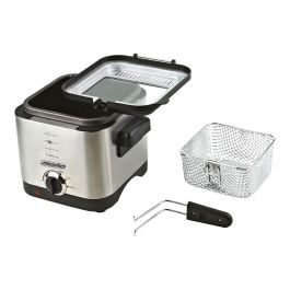 Mesko MS 4910 Freidora 1.5 L 900 W Temperatura Regulable con Tapa de Cristal y Cesta Elevable de Acero Inoxidable