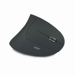 Acer Ratón Vertical Inalámbrico Óptico EXPBG.009 Negro, Diseño Ergonómico Mano Derecha, 1600 DPI, 6 Botones, RF 2.4 GHz
