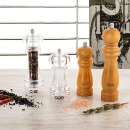 Quid Molinillo de Madera Hábitat 20 cm para Cocina, 100% Higiénico