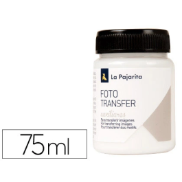 La pajarita Foto Transfer Bote 75 ml para Transferencia de Imágenes sobre Lienzo, Madera, Tela, Vidrio y Más con Acabado Brillante Precio: 3.58999982. SKU: B198ABW4GP