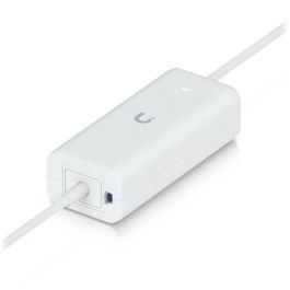 Ubiquiti Adaptador AC con PoE Integrado, 10 GbE, Tipo-C 5V 5A, PoE+ 48V 0.65A, para UniFi Cloud Gateway