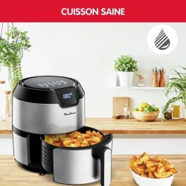 MOULINEX EZ401D10 Easy Fry Digital, Freidora sin aceite, Capacidad XL 4.2 L, Pantalla táctil, 8 menús preprogramados, Apagado automático