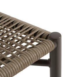 Silla Natural-Gris Pe-Aluminio Exterior 59 X 58 X 79 cm