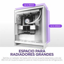 Caja Semitorre ATX NZXT H7 Flow Midi Blanco Caja Semitorre ATX NZXT H7 Flow Midi Blanco