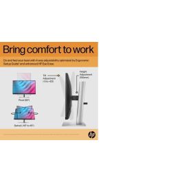 HP E24 G5 Monitor de 24 Pulgadas Full HD para Oficina y Hogar. Pantalla Ergonómica con Confort Visual y Flexibilidad Ajustable