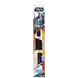 Hasbro Star Wars Lightsaber Forge Kyber Core Sable láser electrónico Mandalorian Sable negro Juguetes para niños 4 años