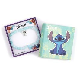 PEERS HARDY Pulsera Stitch Disney Plata Bañada en Plata con Colgante de Stitch