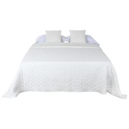 Colcha Cottage DKD Home Decor Blanco Roto 260 x 240 cm (2 Unidades)